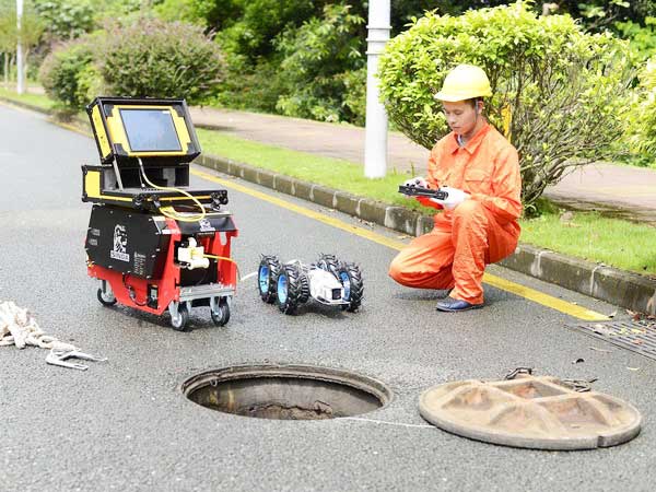 六弓乡管道机器人检测
